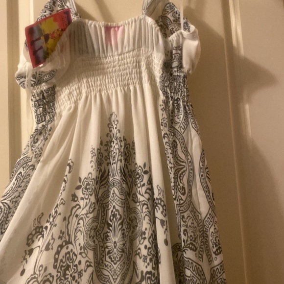 She’s Cool white/black chiffon maxi dress. New with tag - Picture 7 of 8